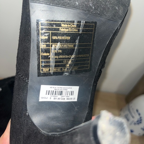 Torrid Faux Suede Textured Sock Bootie - Picture 9 of 9